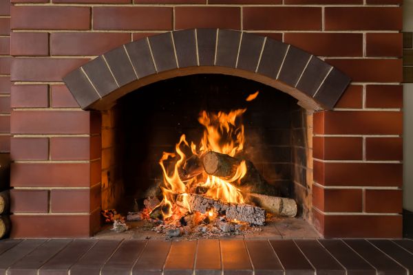 Brick Fireplace Installation in Longmont