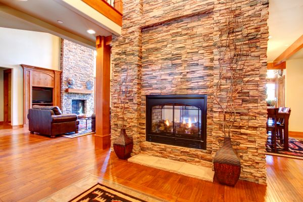 Stone Hearth Installation in Longmont